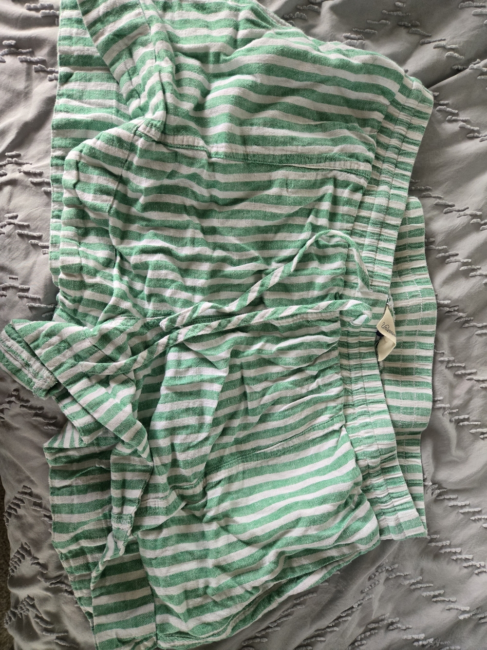 Universal Thread Green and White Striped Women’s Shorts